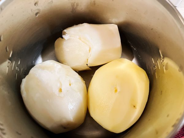 蒸熟馬鈴薯