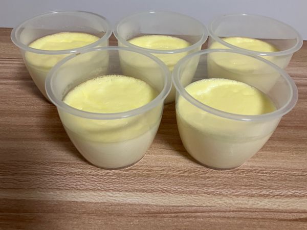 拿出來放涼，冰入冰箱約4小時後再食用❤️