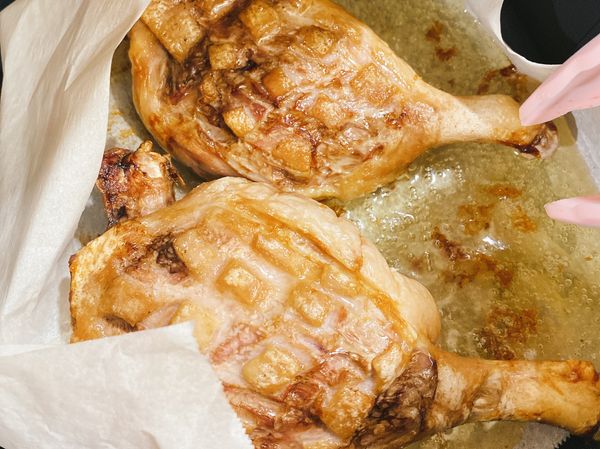 再翻面氣炸200度5分鐘。