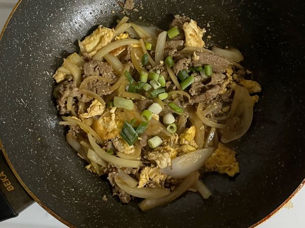 關火，蔥粒拌炒即可起鍋。