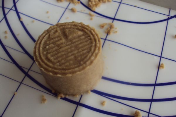 綠豆糕就成型了