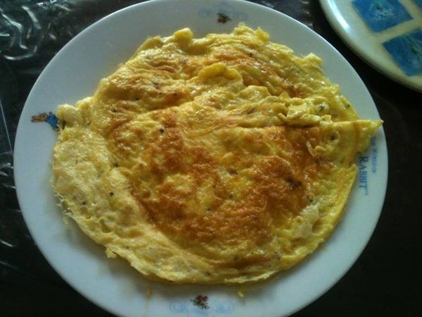 多練習幾次，翻面就熟能生巧了! 這是隔天又做了一次，翻得很成功沒有解體!