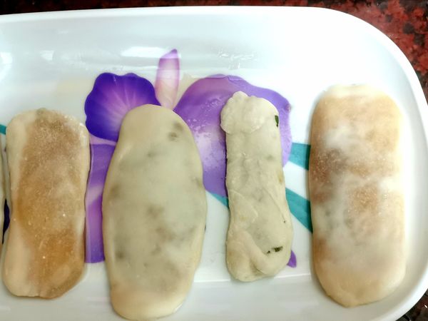 包糖，黏要的形狀