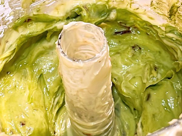 加入抹茶粉攪拌