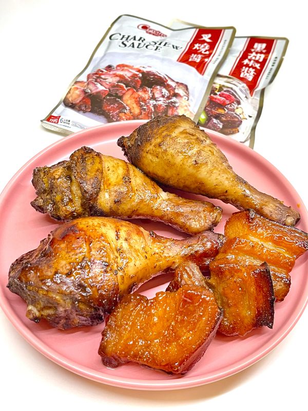 這是用蒸烤爐烤完的樣子