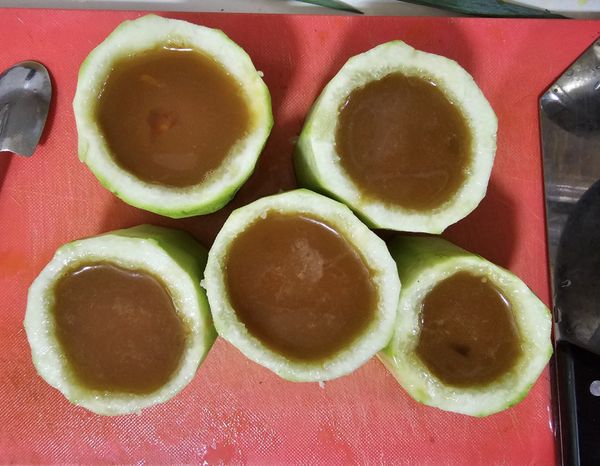 第二層放蛋液。