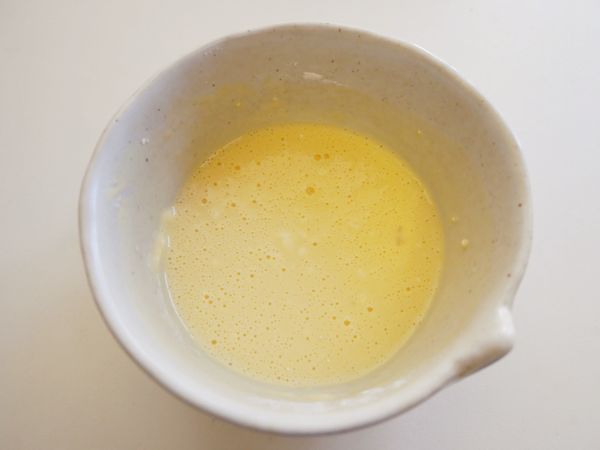 麵糊材料通通拌勻。