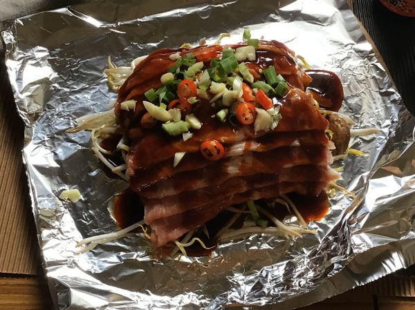 ❸再用一張鋁箔紙密封包緊