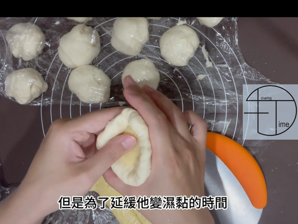 包入一顆10克的油酥