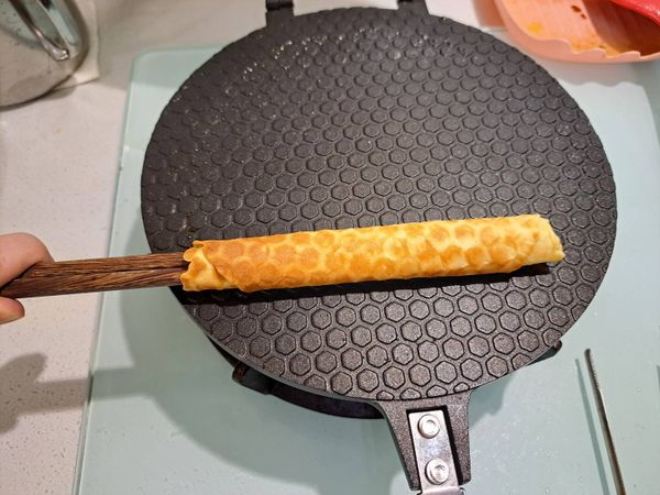 要稍稍壓一下結尾定型