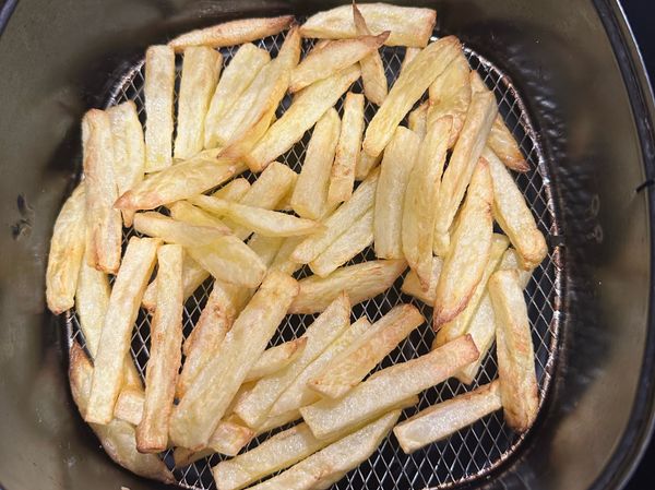 我設定20分鐘，180度。隔10分鐘攪一下。繼烤剩下的10分鐘