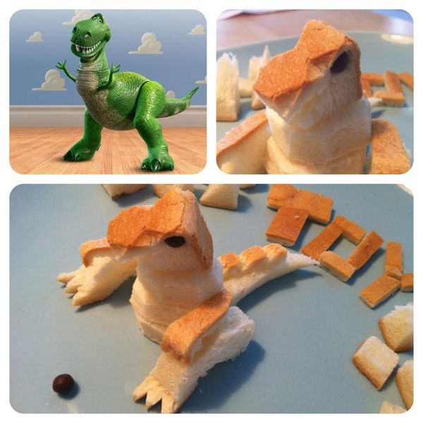 去年,連續做了40天,馬上養成兒子吃早餐的習慣~
但缺點就是,大人看到吐司會怕.......