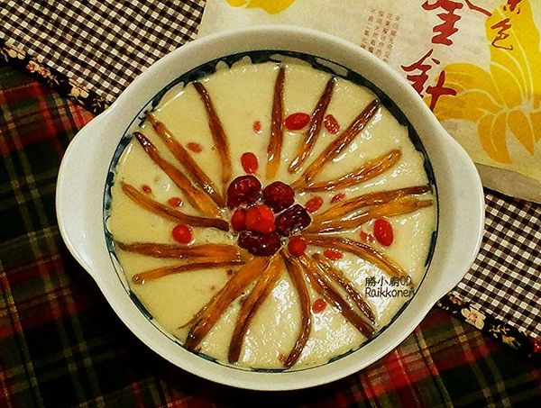 漂亮的養生蒸蛋 完成!