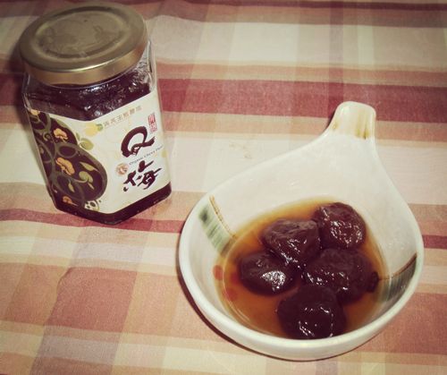 Q梅可當作配菜，下飯又可解油膩