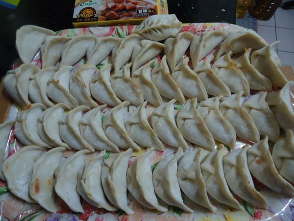 包好後，我仔細算了一下  有五十多顆很好，很大的滿足感。