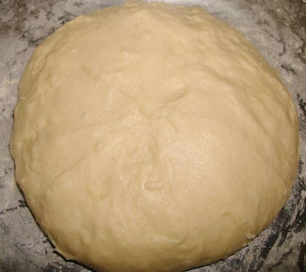 將酵母粉加入溫水(38-42度)備用，取一容器，把[材料A]、酵母粉水加入拌勻，揉成圓狀噴點水，蓋上濕布，開始發酵一個小時備用....