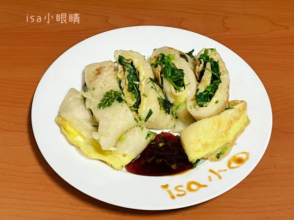 切塊，加醬油膏，完成。