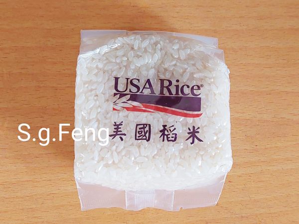 2.本次使用的白米是:美國稻米(南方中粒米)，長度約為寬度的2到3倍。中粒米顆粒飽滿碩大，米質含有絕佳的飽水性，烹煮後呈現飽滿緊實的狀態，口感彈牙有嚼勁。