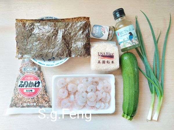 1.準備食材清理與清洗之。