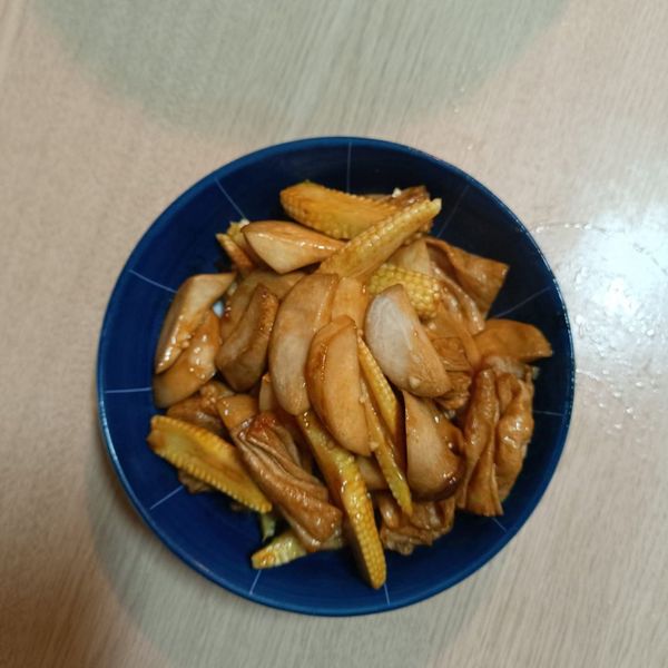 掀蓋加鹽拌勻 即成