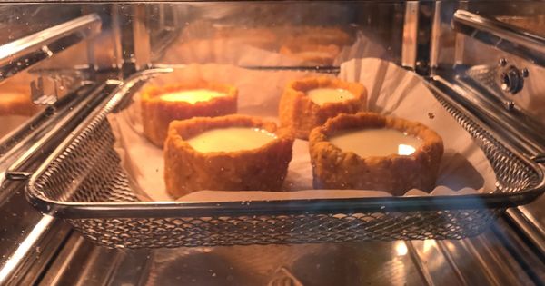 放入氣炸烤箱，170度烤20分鐘。