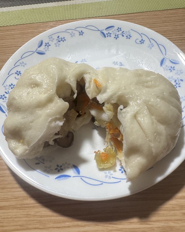 包子皮Q彈有勁、餡料香甜好吃