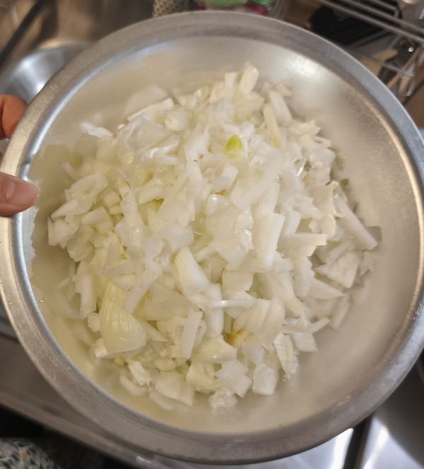 洋蔥切碎