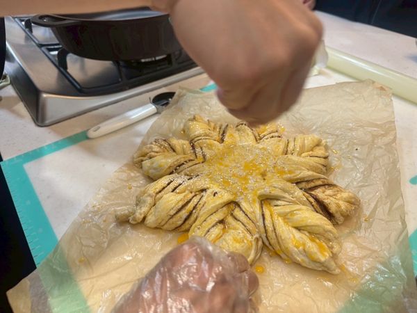 撒上白芝麻