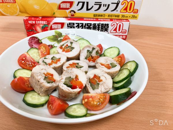 這道”鮮蔬雞肉捲”步驟簡單,但吃起來充滿多層次的口感～
真的超美味的拉~