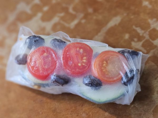 捲起即完成。