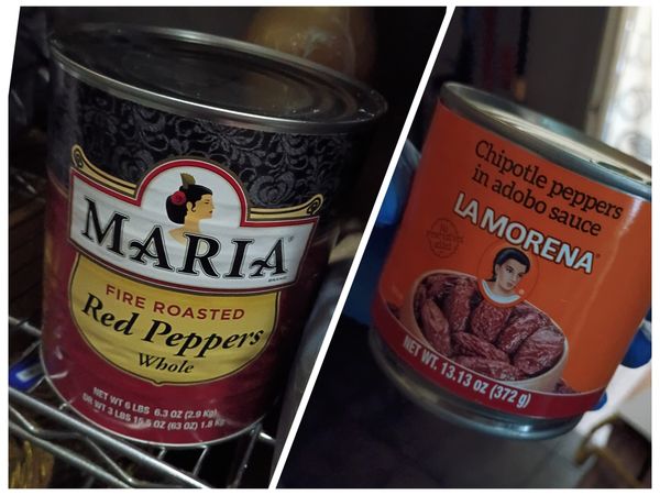 配方A:
◇ Red Peppers x 1
◇ Chipotle Peppers in Adobe sauce x 2