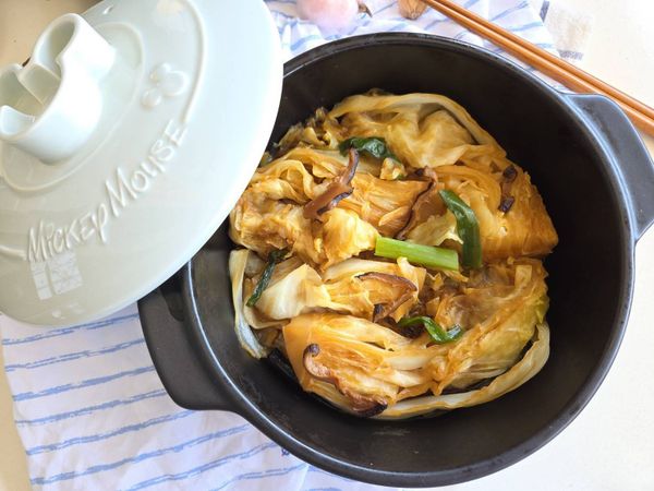 美味醬燒高麗菜完成～