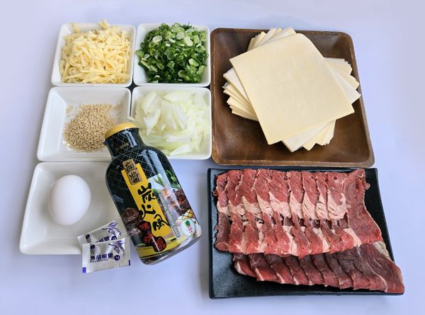 食材一覽。