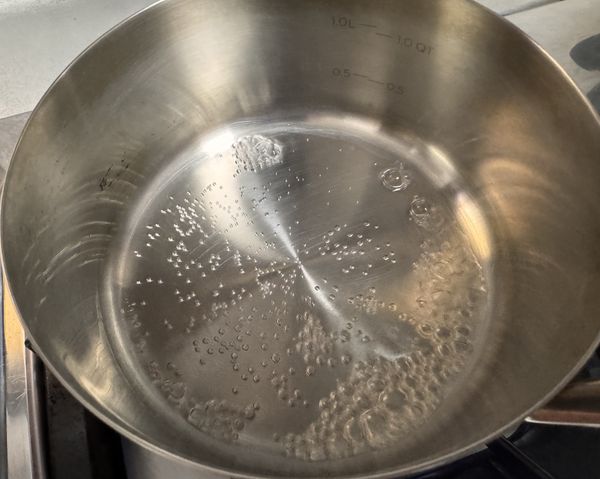 煮50ml的水（粉2:水1）