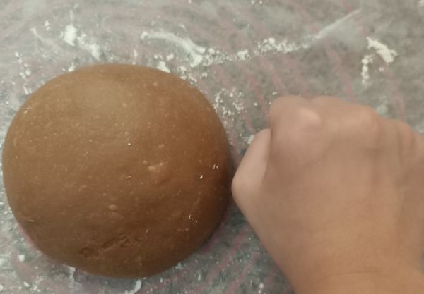 攪拌完後整形成這樣 醒35分鐘