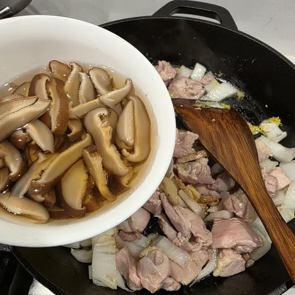 香菇水很重要。