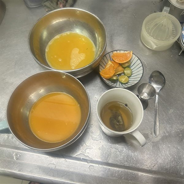 食材準備好了。