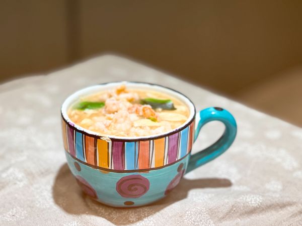 盛入大碗杯中。