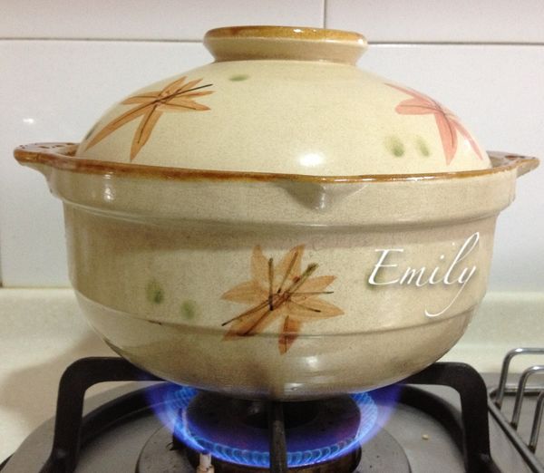 預熱砂鍋, 熄火