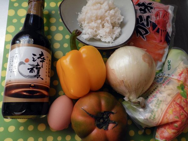 備好所有食材,蔬果洗淨切適當大小