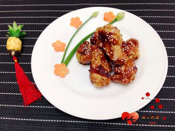 灑上芝麻即可^^