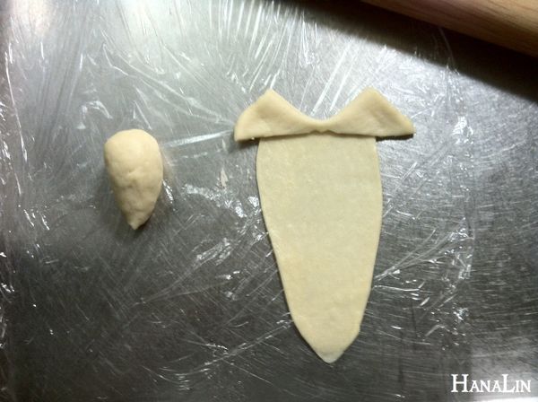 再向下摺，如圖