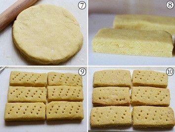 在案板和桿麵棍上都抹上薄薄一層麵粉，讓麵團不會太軟比較好操作。 取出冷藏好的麵團，這時的麵團還是有點鬆，先把包有保鮮模的麵團放在案板上。打開保鮮模，輕輕的將麵團"轉"到案板的薄麵粉上(用"轉"的麵粉就不會散開了)，再用抹了薄麵粉的桿麵棍把麵團桿成1公分左右的厚片