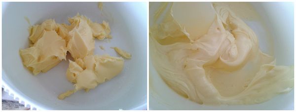 材料B搅拌至松发