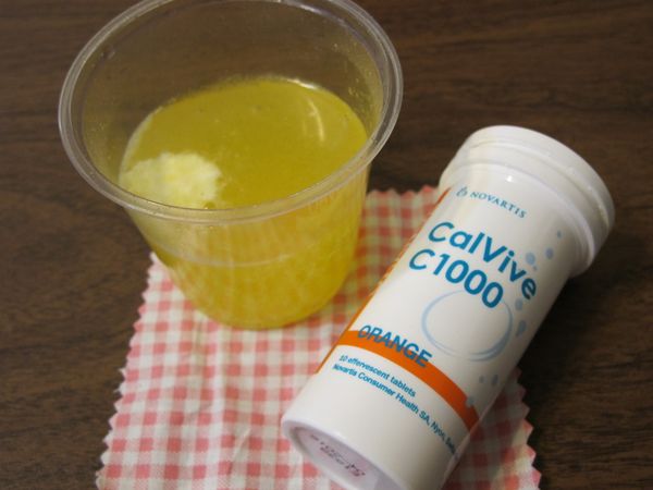 先將諾鈣Ｃ先泡好