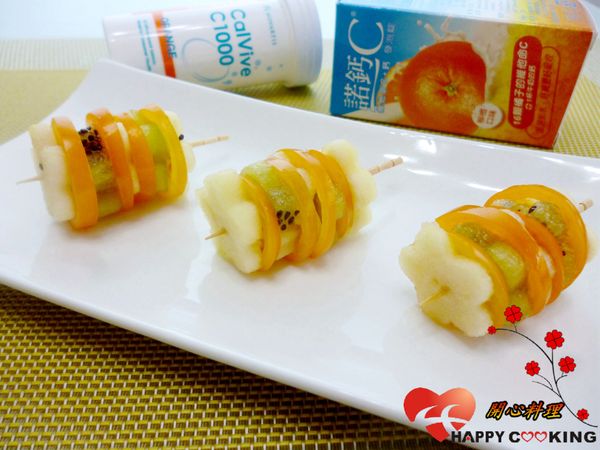 再用牙籤串起來