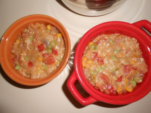 以上材料可以做三份，用小烤杯裝好，放電鍋蒸30分鐘即完成。