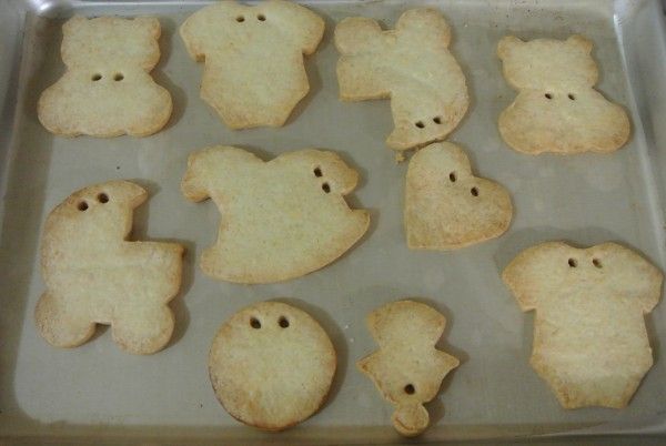 烤溫175度
烤15分～20分
記得要在餅乾上打洞
如果不穿線就可以免了