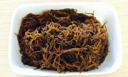 瀝乾後，確認無鹽份殘留即可。