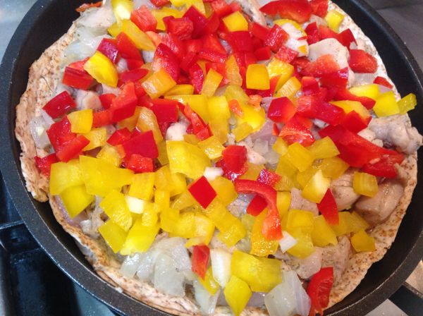 紅椒、黃椒細丁